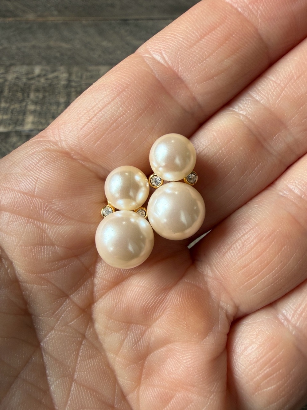 Vintage Carolee Pearl Drop Earrings